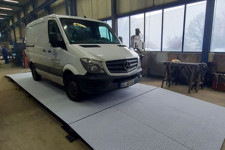 Kleintransporter-Waage