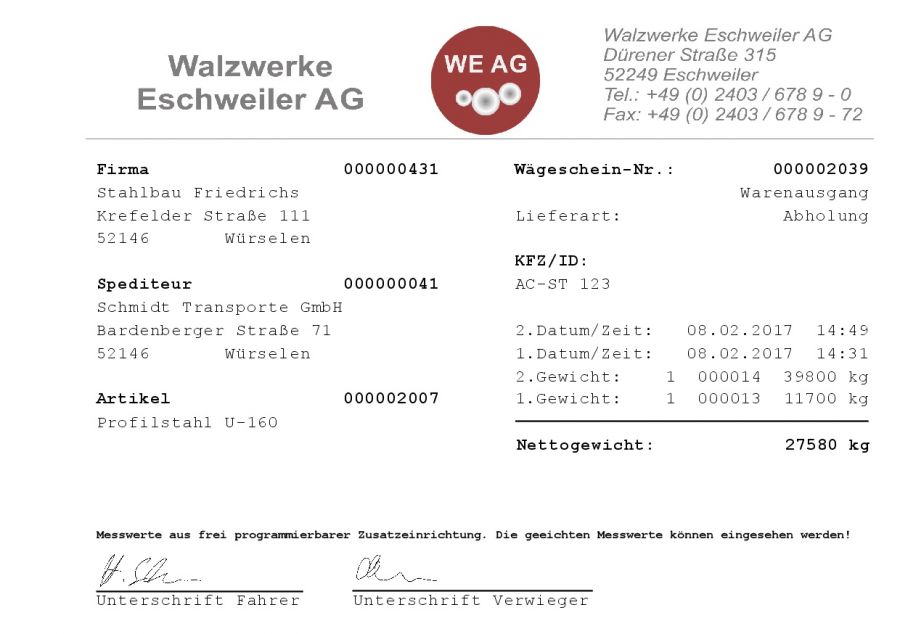 Walzwerke Eschweiler AG - Profistahl