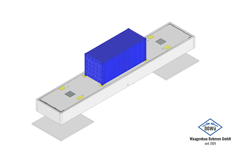 Fahrzeugwaage WD10 für Seecontainer